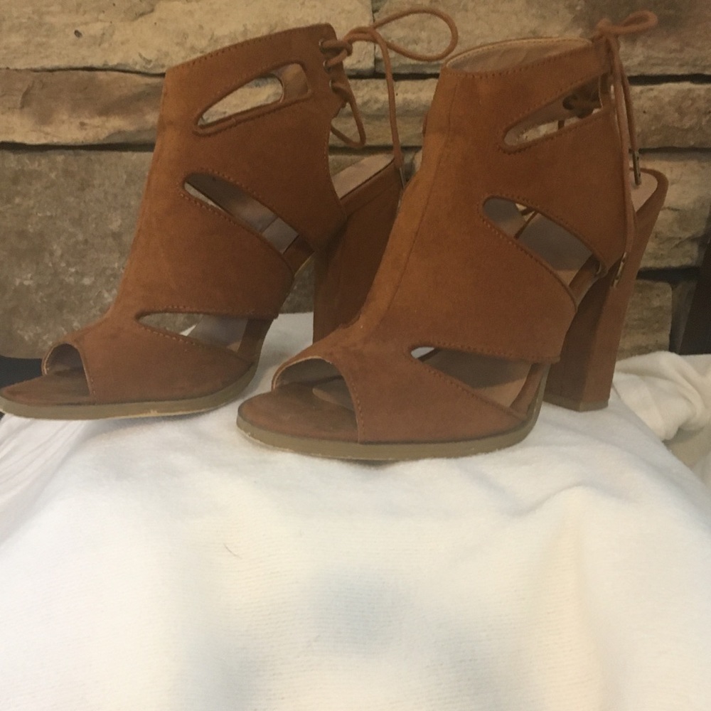 Mix No. 6 Suede Block Heel Sandals
